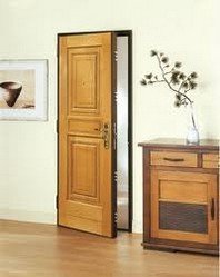 Pose de porte blindée